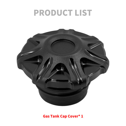 Gas Cap Fuel Oil Tank Matte Black Cover Fit For Harley Sportster Softail V-Rod | HCmotorku