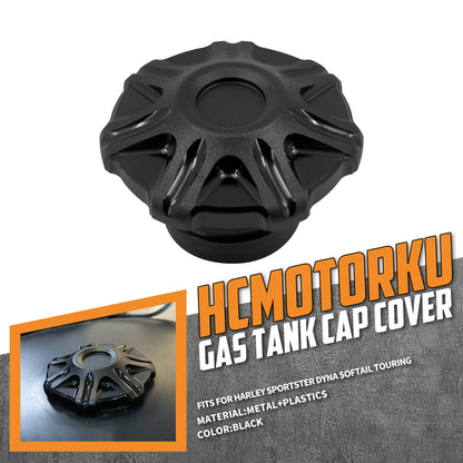 Gas Cap Fuel Oil Tank Matte Black Cover Fit For Harley Sportster Softail V-Rod | HCmotorku