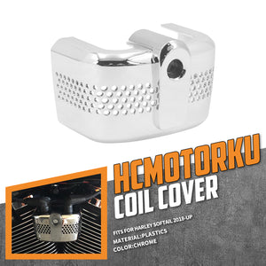 ABS Plastic Coil Cover Chrome For Harley Softail Street Fat Bob Breakout 2018-2024 | HCmotorku