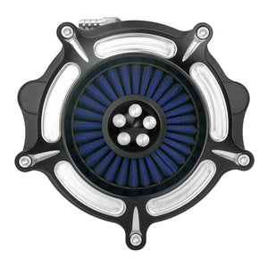 AF001205 HCmotorku CNC Air Cleaner Blue Filter System for Harley 2023-2025 CVO & Softail