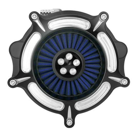 AF001205 HCmotorku CNC Air Cleaner Blue Filter System for Harley 2023-2025 CVO & Softail