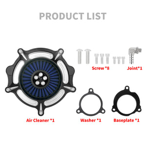 AF001205 HCmotorku CNC Air Cleaner Blue Filter System for Harley 2023-2025 CVO & Softail Product List