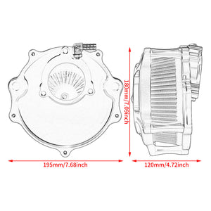 Turbine Style CNC Air Cleaner Kit for Harley Touring CVO & Softail 2023-2025 | HCmotorku
