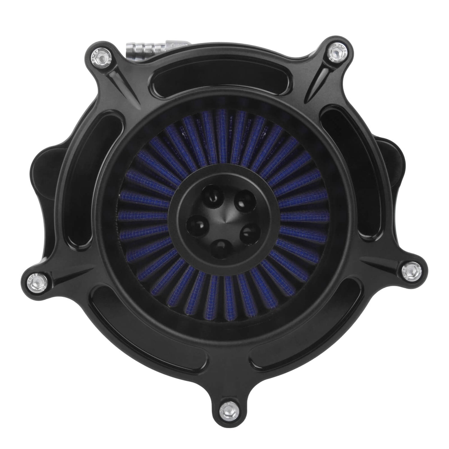 AF001709 HCmotorku Turbine Style CNC Air Cleaner Kit for Harley Touring CVO & Softail 2023-2025
