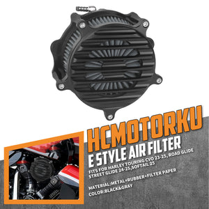 AF003926 HCmotorku Stripe Style CNC Air Cleaner Intake Kit for Harley Touring CVO & Softail 2023-2025