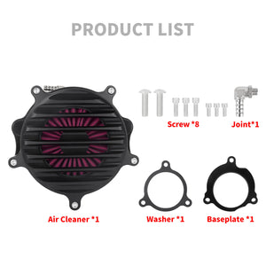 AF003927 HCmotorku Stripe Style CNC Air Cleaner Red Intake for Harley Touring CVO & Softail 2023-2025 Product List