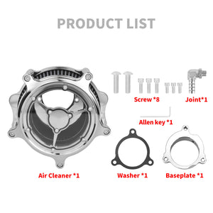 AF004413 hcmotorku See-through Design CNC Air Cleaner Kit for Harley CVO road glide st - product list