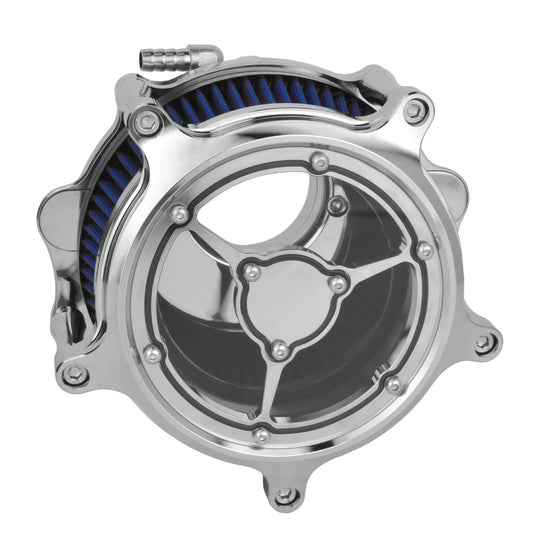 AF004415 hcmotorku CNC Air Cleaner Blue Intake Kit for Harley CVO