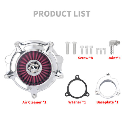 AF005509 HCmotorku Stripe Style CNC Air Cleaner Red Intake for Harley Touring CVO & Softail 2023-2025 Product List