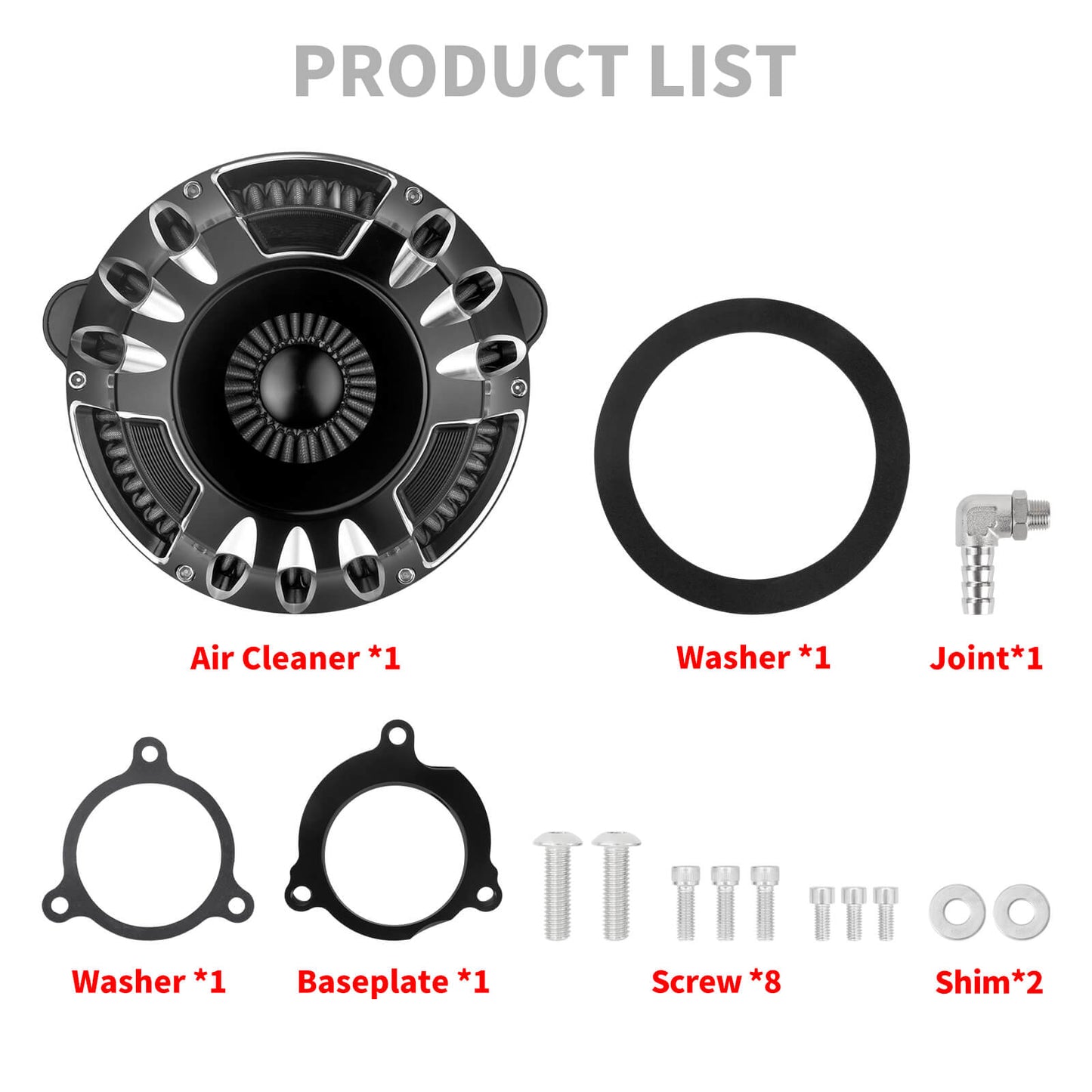AF005809 HCmotorku Air Cleaner Intake System for Harley CVO 2023-2025 Softail 2025 Product List