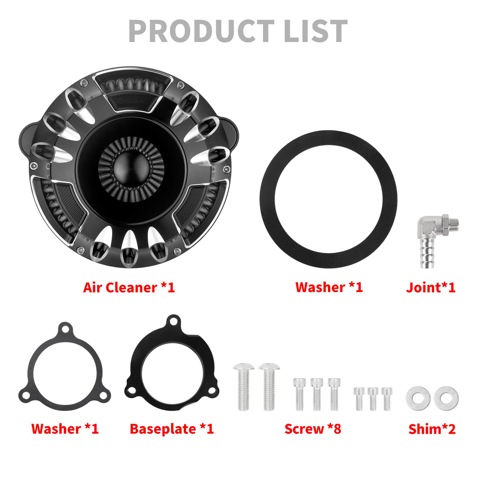 AF005809 HCmotorku Air Cleaner Intake System for Harley CVO 2023-2025 Softail 2025 Product List