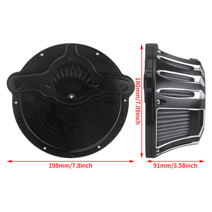 AF005809 HCmotorku Air Cleaner Intake System for Harley CVO 2023-2025 Softail 2025 Size