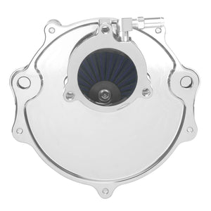 AF005909 mactions Stripe Style CNC Air Cleaner Blue Intake for Harley Touring CVO road glide - chrome
