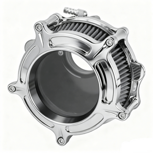 AF006705 HCmotorku Clear Design CNC Air Cleaner Kit for Harley Touring CVO & Softail 2023-2025