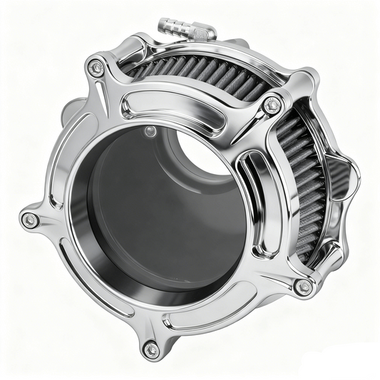 AF006705 HCmotorku Clear Design CNC Air Cleaner Kit for Harley Touring CVO & Softail 2023-2025