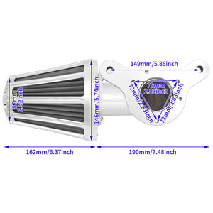 CNC Performance Air Cleaner Filter Kit for Harley Dyna Softail Touring Trike | HCmotorku