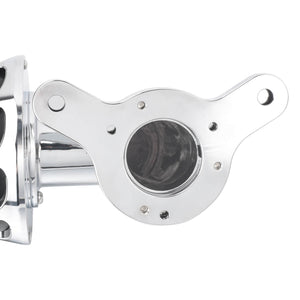 AF008907 HCmotorku Chrome Housing Gray Intake Air Cleaner Filter Kit for Harley Dyna Softail Touring Trike