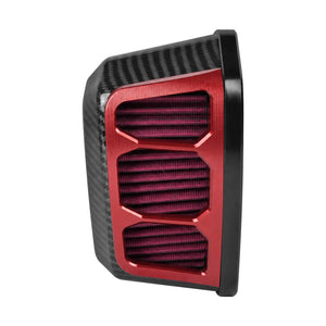 Air Cleaner System Carbon Look & Red Detail Sportster '04-'22 XL | HCmotorku