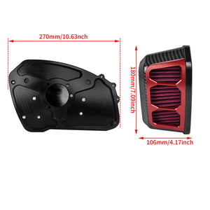 AF009707 HCmotorku Air Cleaner Intake Filter Kit Fit Harley Dyna FXR Softail Size