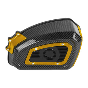 Air Cleaner System Carbon Look & Red Filter Element Sportster '04-'22 XL - Gold | HCmotorku
