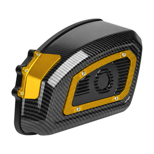 Air Cleaner System Carbon Look & Red Filter Element Sportster '04-'22 XL - Gold | HCmotorku
