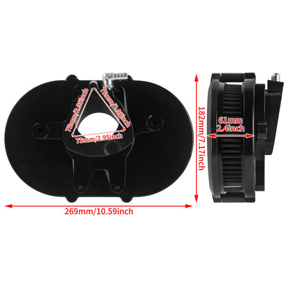 AF009801_HCmotorku_High-Flow Air Cleaner Intake System-Black Housing for Harley Touring CVO Road Glide Street Glide '23-'25 Softail 2025