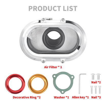 AF009802_HCmotorku_High-Flow Air Cleaner Intake System-Chrome Housing for Harley Touring CVO Road Glide Street Glide '23-'25 Softail 2025 Product List