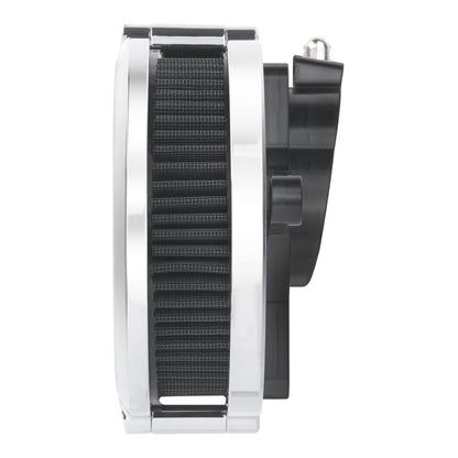 AF009802_HCmotorku_High-Flow Air Cleaner Intake System-Chrome Housing for Harley Touring CVO Road Glide Street Glide '23-'25 Softail 2025 Side