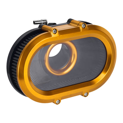 AF009804_HCmotorku_High-Flow Air Cleaner Intake System-Golden Housing for Harley Touring CVO Road Glide Street Glide '23-'25 Softail 2025