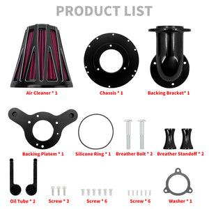 AF009903_HCmotorku_Red Filter Air Cleaner Filter for Harley Softail '16-'17 Touring '08-'16 Trike ‘08-’16 Product List