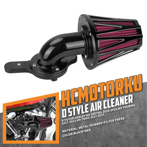 AF009904_HCmotorku_Red Filter Air Cleaner Filter for Harley M8 Softail '18-'24 Touring ‘17-'23 Trike ‘17-’25