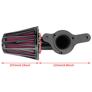 AF009904_HCmotorku_Red Filter Air Cleaner Filter for Harley M8 Softail '18-'24 Touring ‘17-'23 Trike ‘17-’25 Size