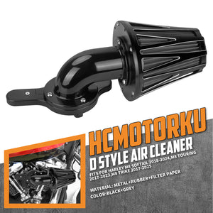 AF009908_HCmotorku_Grey Filter Air Cleaner Filter for Harley M8 Softail '18-'24 Touring ‘17-'23 Trike ‘17-’25