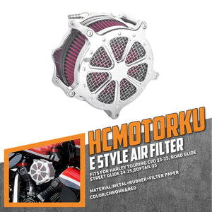 Air Cleaner Red Intake for Harley 2023-2025 FLHX FLTRXSTSE Softail FLFB | HCmotorku
