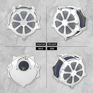 AF010505 hcmotorku Air Cleaner Blue Intake for Harley 2023-2025 FLHX FLTRXSTSE Softail - chrome