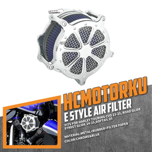 AF010505 hcmotorku Air Cleaner Blue Intake for Harley 2023-2025 FLHX FLTRXSTSE Softail FLFB