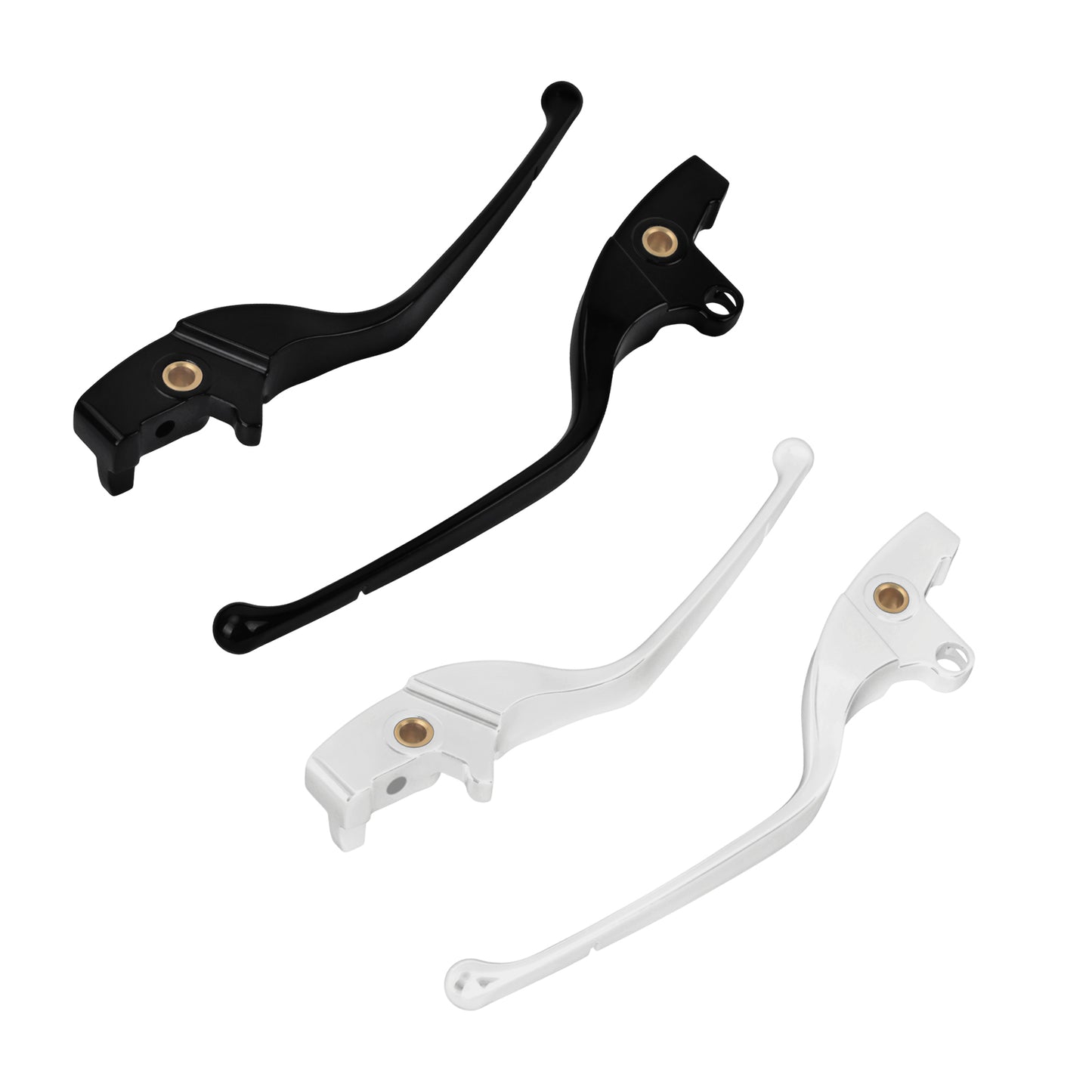 BA0007 HCmotorku Black & Chrome Motorcycle Brake Cruth Levers for Indian Sixty Bobber Rough ‘18-’23