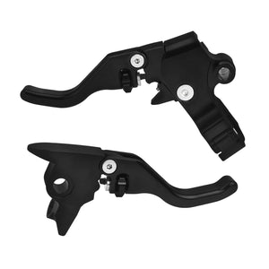 BA001601_HCmotorku_Heavy-Duty Bagger Brake and Clutch Levers for Harley Touring '09-'13 Black