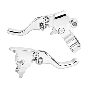BA001602_HCmotorku_Heavy-Duty Bagger Brake and Clutch Levers for Harley Touring '09-'13 Chrome