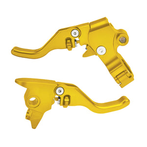 BA001604_HCmotorku_Heavy-Duty Bagger Brake and Clutch Levers for Harley Touring '09-'13 gold