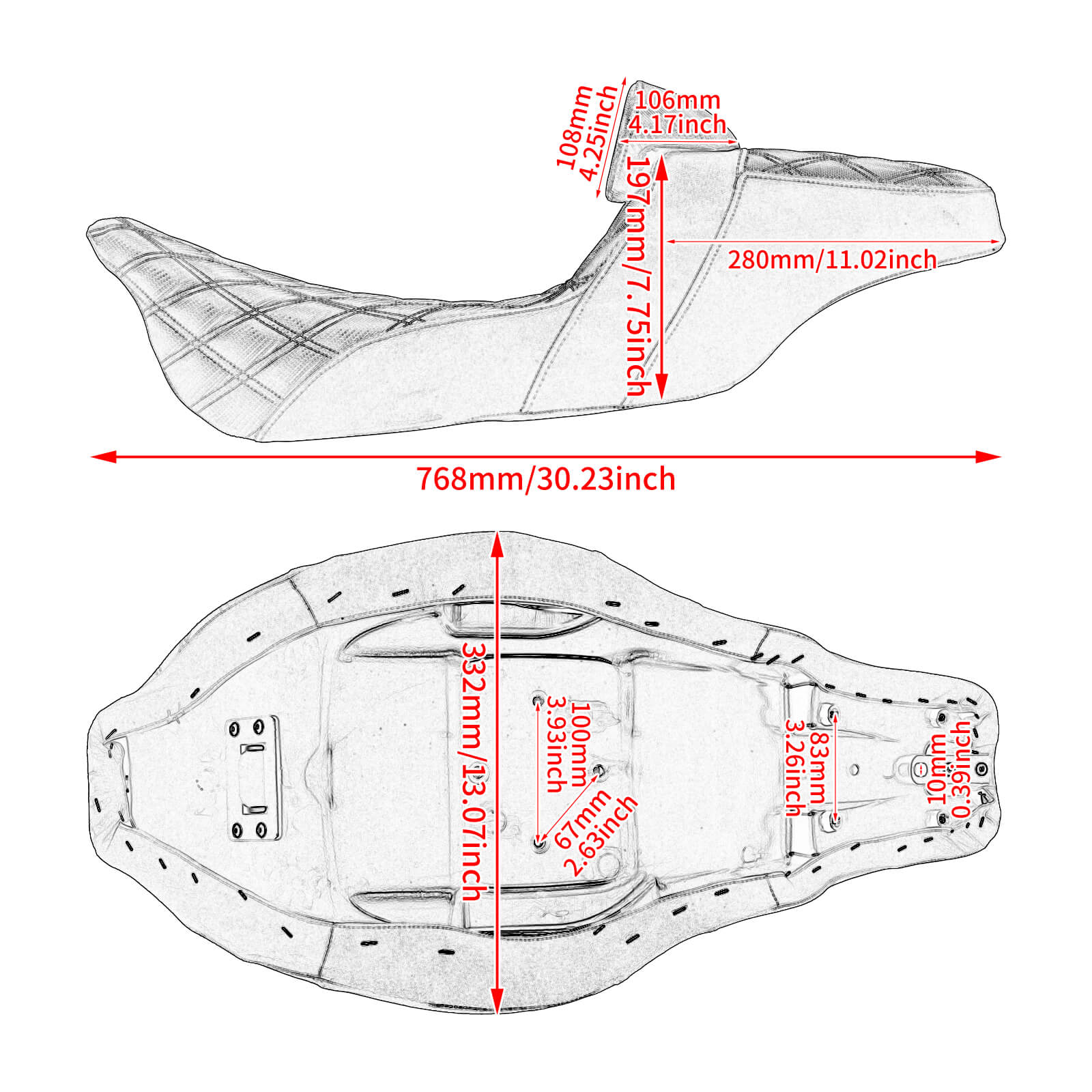 CB013302-hcmotorku-motorcycle-harley-rider-passenger-seat-brackrest-size