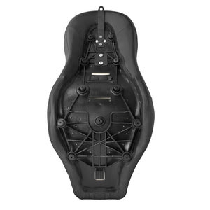 Step Up Driver Passanger Seat with Backrest Stripe Black Fit For Harley Low Rider S 2018-2024 | HCmotorku