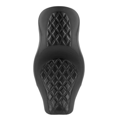 Step Up Driver Passanger Seat Diamond Black Fit For Harley Low Rider S 2018-2024 | HCmotorku
