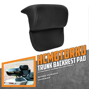 CB013701 HCmotorku Passenger Backrest Pad Fit For 2014-2025 Harley Touring Installation
