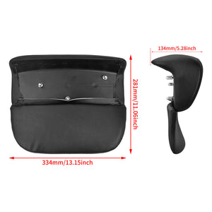 CB013701 HCmotorku Passenger Backrest Pad Fit For 2014-2025 Harley Touring Size
