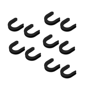 CB015101 hcmotorku Sissy Bar Luggage Rack Docking Point Bushing Grommet for harley softail - black