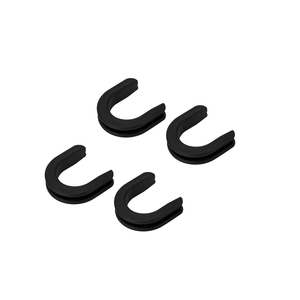 CB015101 hcmotorku Sissy Bar Luggage Rack Docking Point Bushing Grommet for harley touring - black