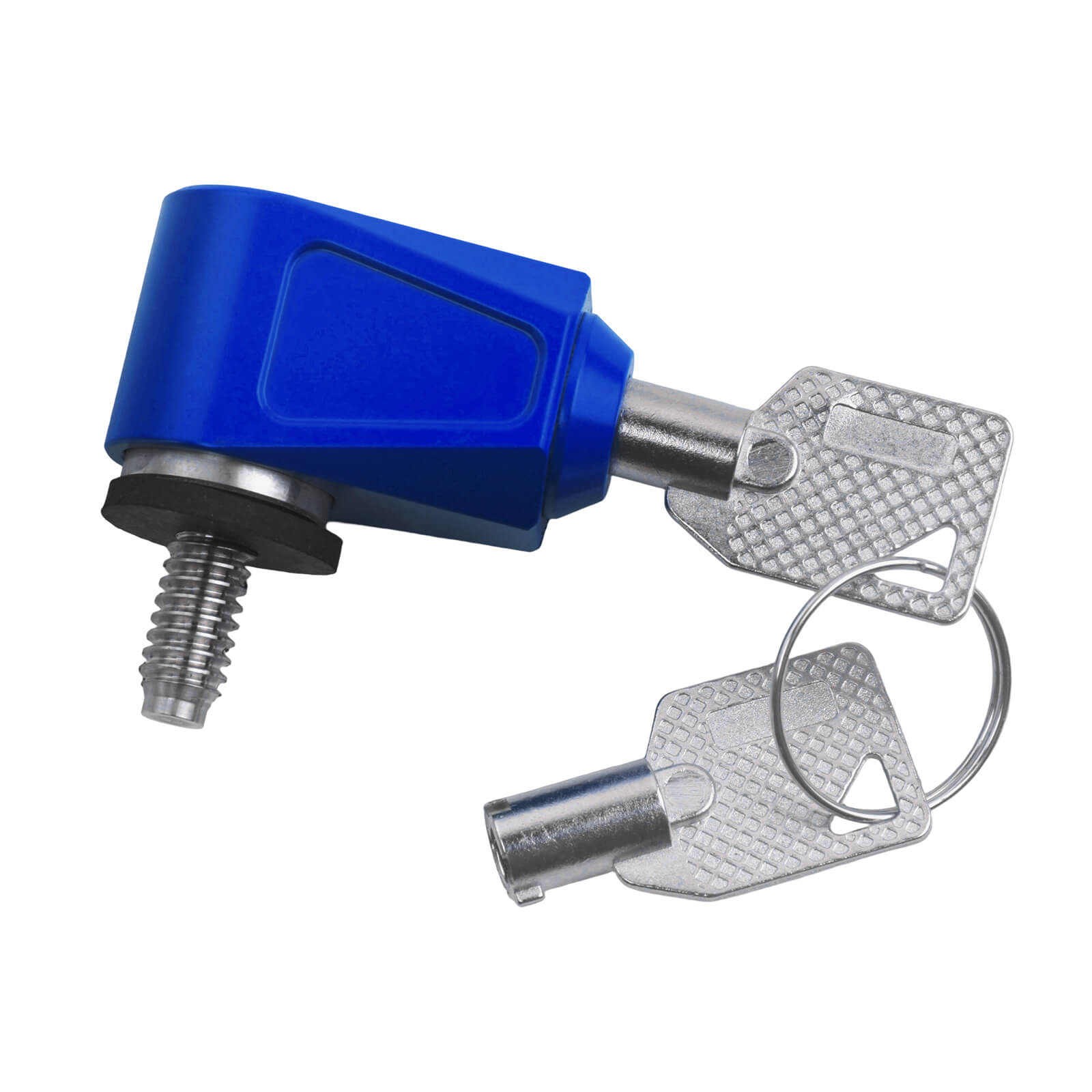 CB015703_HCmotorku_Blue 1/4-20 Thread Seat Bolt Lock Anti Theft Universal for Harley Dyna Softail Touring