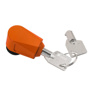CB015704_HCmotorku_Orange 1/4-20 Thread Seat Bolt Lock Anti Theft Universal for Harley Dyna Softail Touring