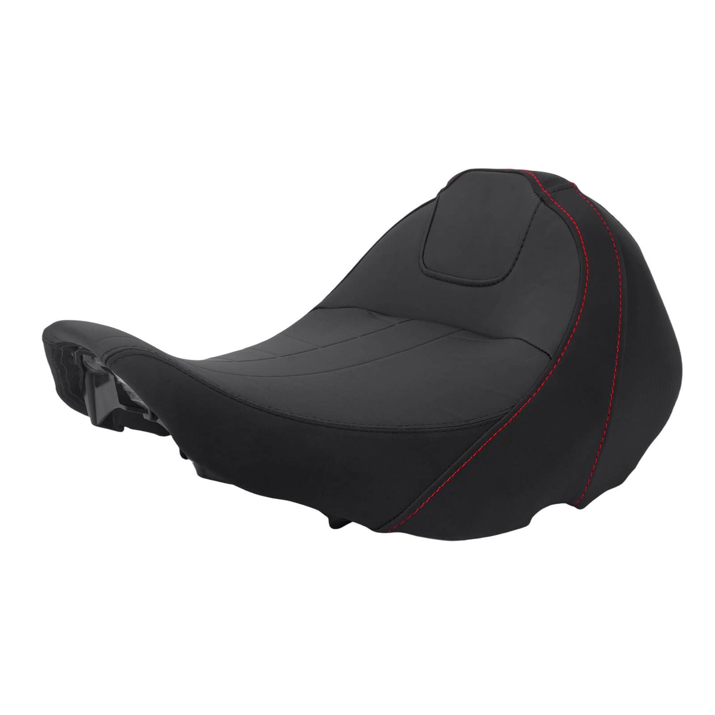 Sport Design Solo Seat with Red Stitching for Harley Touring FLHXSE FLTRX FLHX | HCmotorku